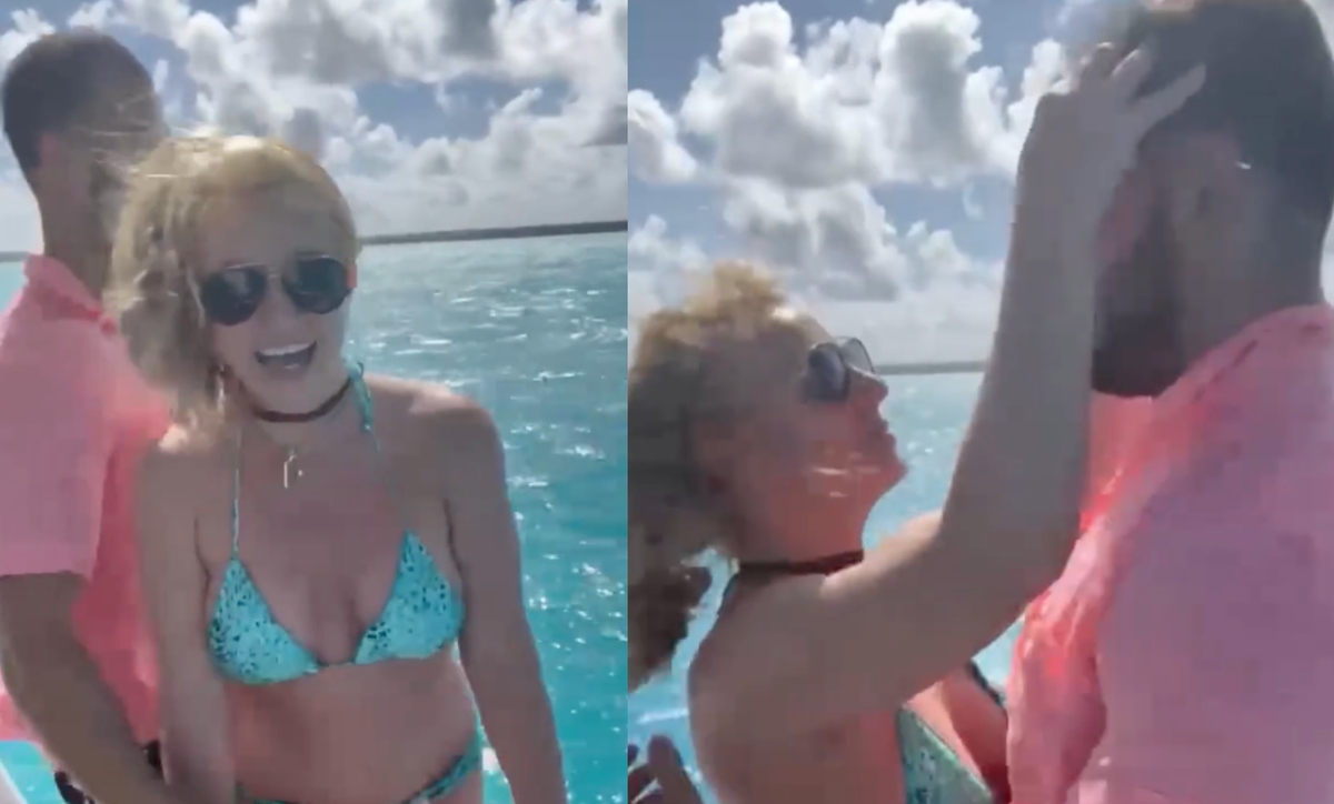 Britney Spears jokes about being &lsquo;obnoxious&rsquo; on her honeymoon with husband Sam Asghari