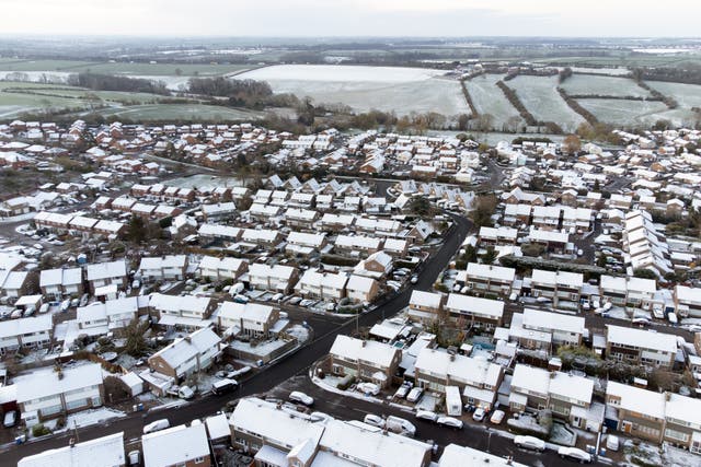 ‘Heat and cold increase risk of death, but rates vary across England and Wales’ (Joe Giddens/PA)