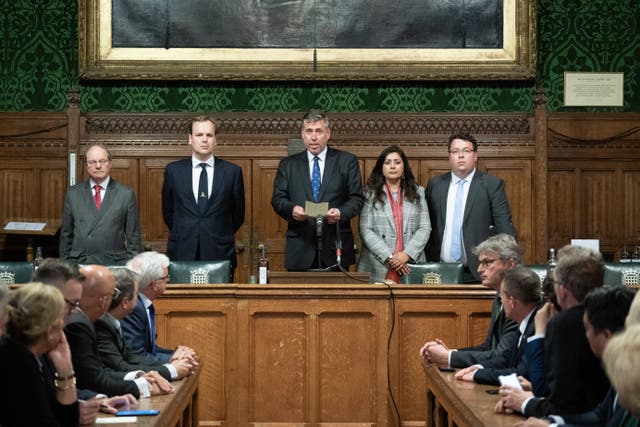 <p>The 1922 Committee, pictured when Boris Johnson survived his no-confidence vote in June </p>