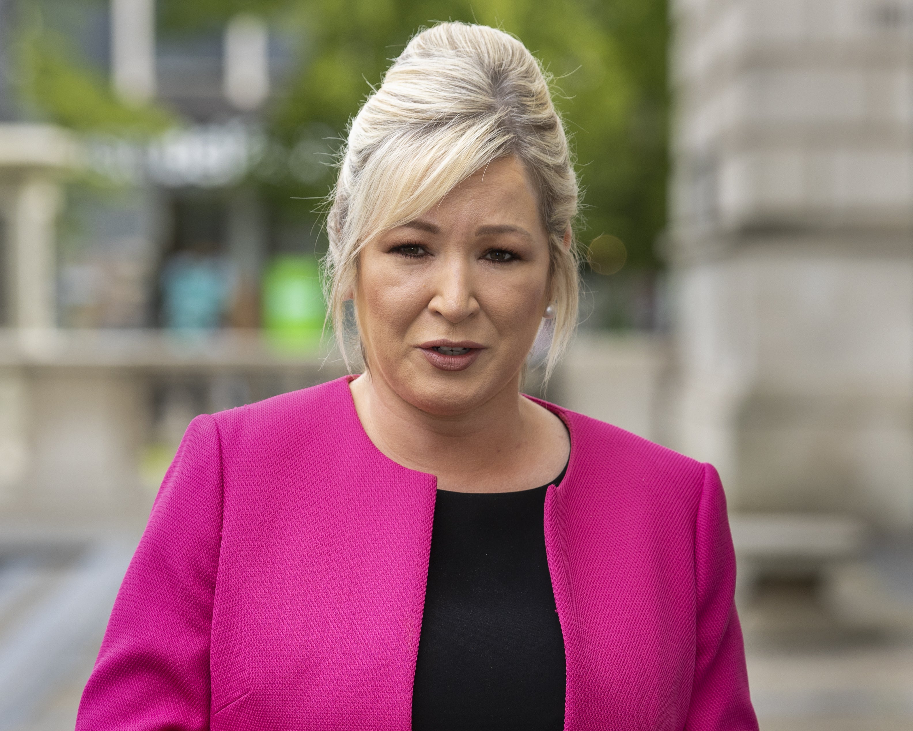 Sinn Fein Vice-President Michelle O’Neill has criticised outgoing NI Secretary Brandon Lewis (Liam McBurney/PA)