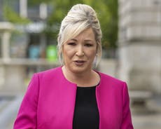 Departing NI secretary ‘shamefully placated the DUP’, Michelle O’Neill says
