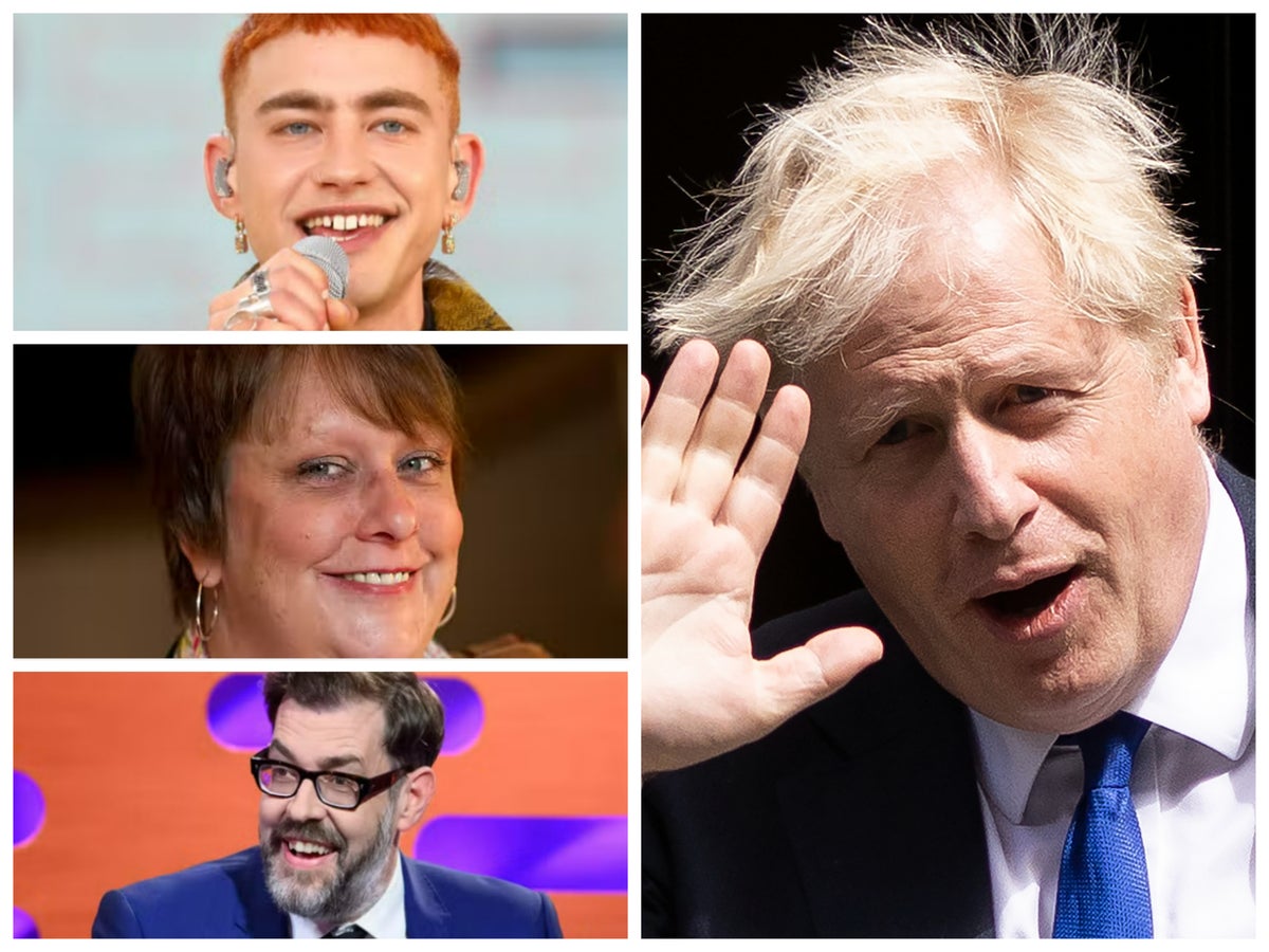 ‘Bye bye, you clown’: Olly Alexander and Kathy Burke among celebrities celebrating Boris Johnson’s decision to resign