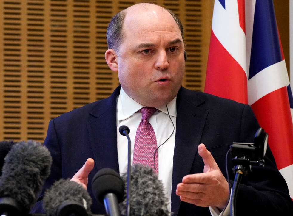 Tory leadership contest poll shows Ben Wallace is favourite to be next