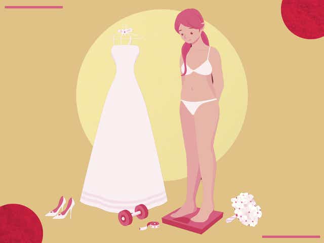 <p>A desire to lose weight ahead of your big day is very common </p>