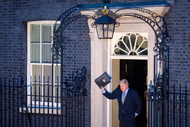 Prime Minister Boris Johnson outside 10 Downing Street in 2019 (Dominic Lipinski/PA)