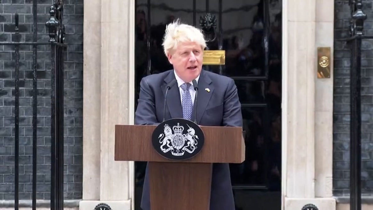 Boris Johnson resigns as prime minister, will serve as caretaker until successor appointed