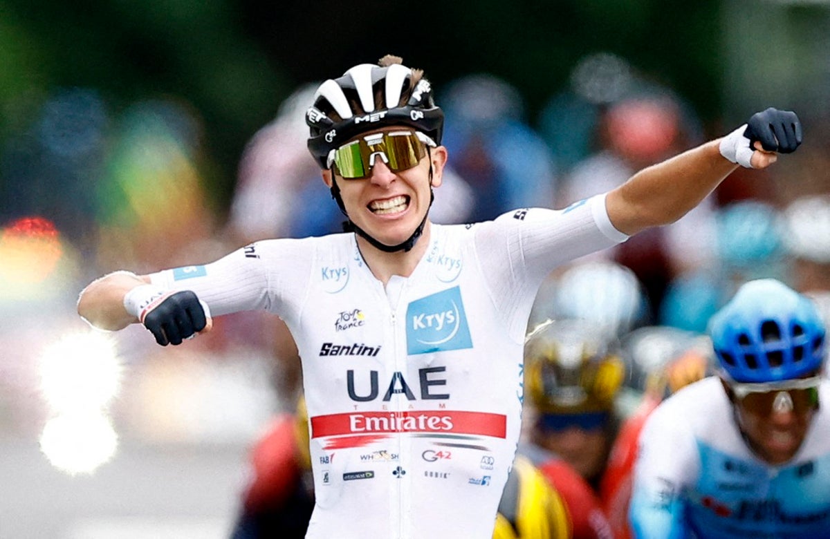 Tour de France stage 6 result LIVE: Tadej Pogacar wins in Longwy and grabs hold of yellow jersey