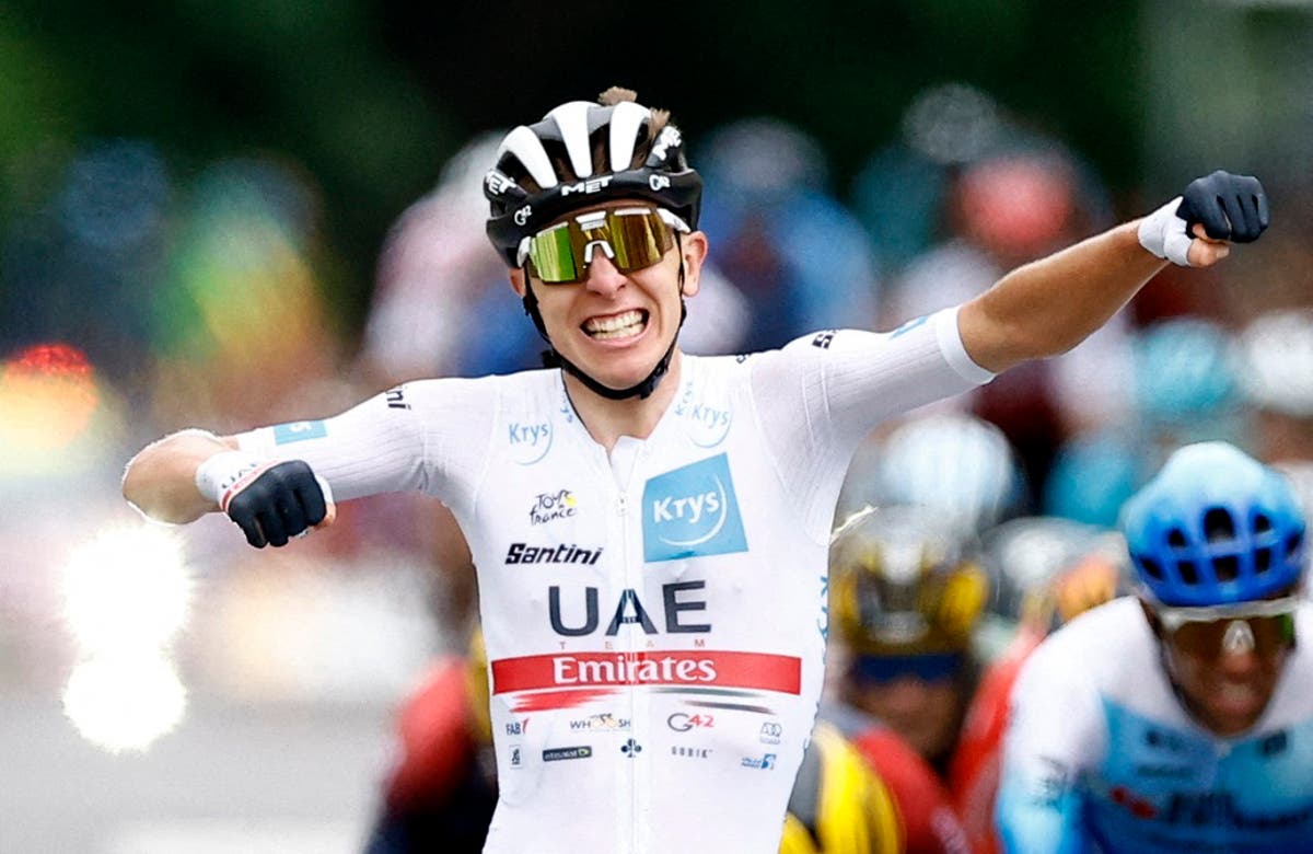 Tour de France etappe 6 resultaten LIVE: Tadej Pogacar wint op Longwy en pakt gele trui