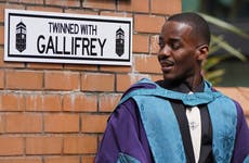New Doctor Who Ncuti Gatwa tells graduating students ‘roll with the punches’