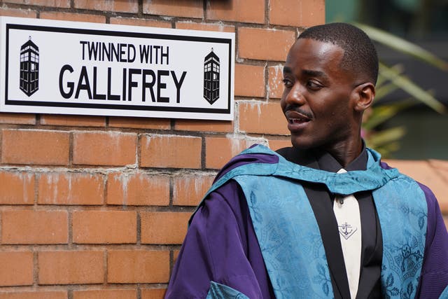 Actor Ncuti Gatwa received an honorary doctorate from the Royal Conservatoire of Scotland (Andrew Milligan/PA)