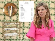 Wallpapergate: Leaked £200,000 list reveals Boris Johnson’s flat renovation plans included £7,000 rug and £3,675 trolley