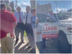 Video shows Rudy Giuliani being brutally heckled: ‘You’ve sold your soul to the devil’