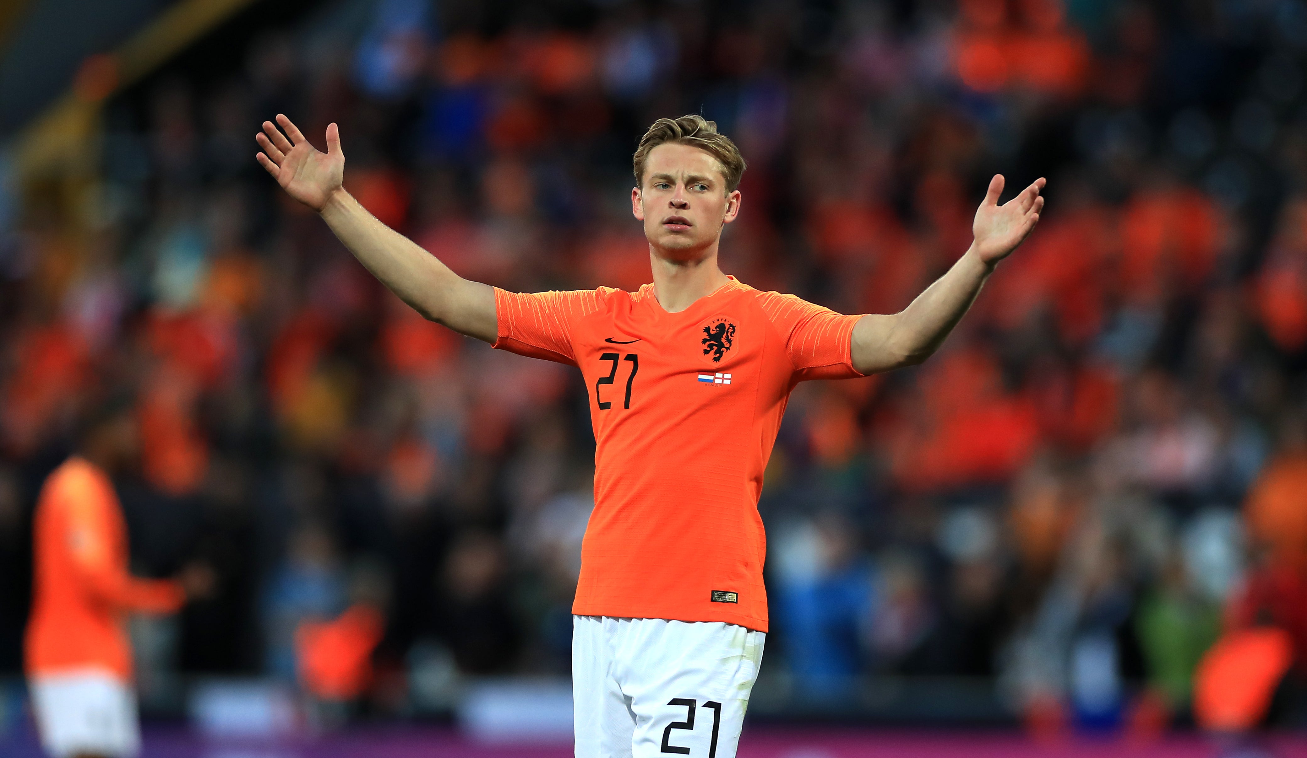 Frenkie de Jong, Netherlands (Mike Egerton/PA)