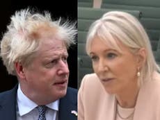 Boris Johnson – latest: Ex-PM’s allies named and shamed for ‘disturbing’ attacks in fresh Partygate report