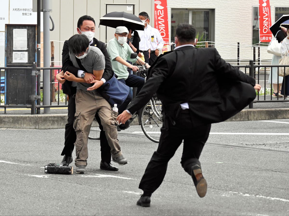 ‘Homemade gun’ recovered from scene of Shinzo Abe shooting