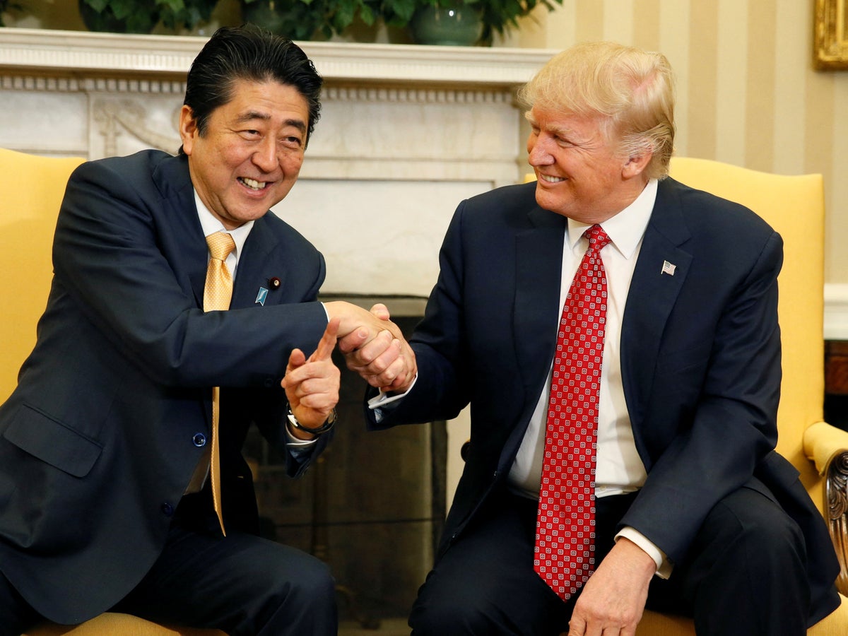 Trump laments ‘devastating’ murder of Shinzo Abe and calls for killer to be dealt with ‘harshly’