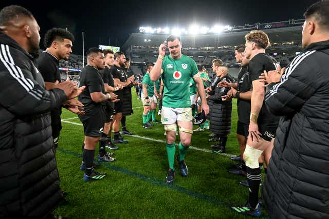 Ireland were second best in Auckland (Andrew Cornaga/AP/PA