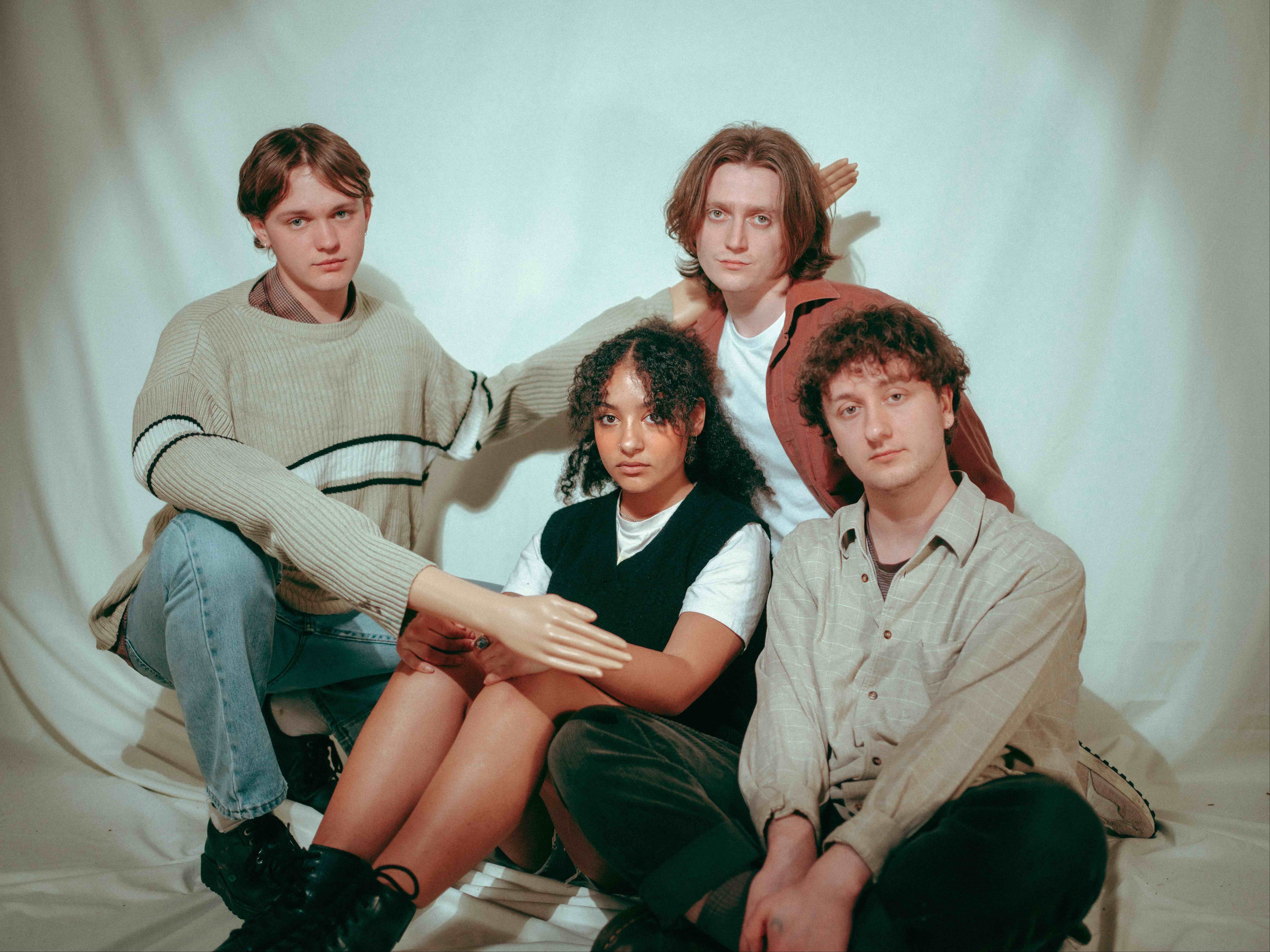 English Teacher (l-r): Douglas Frost, Lily Fontaine, Nick Eden, Lewis Whiting