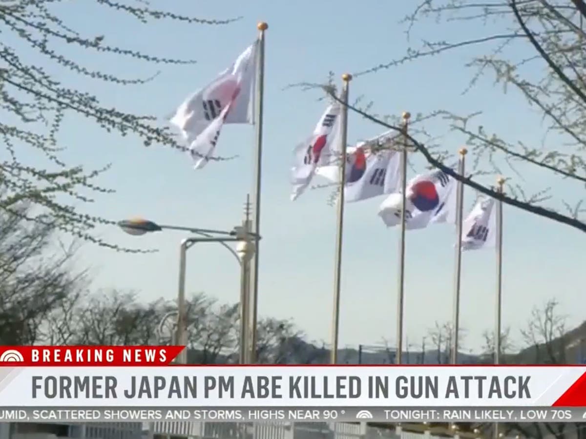 ‘Today’ show mocked after using Korean flags to report death of Shinzo Abe