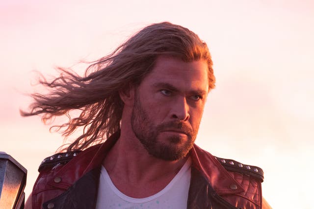 <p>Chris Hemsworth in ‘Thor: Love and Thunder'</p>
