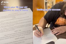 Mother sparks debate after making 18-year-old daughter sign lease to live at home