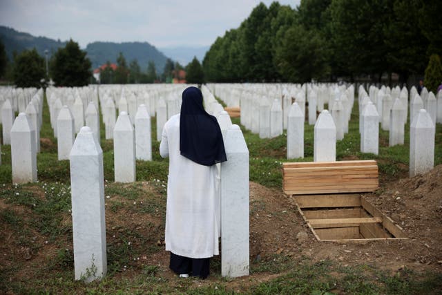 Bosnia Srebrenica Anniversary Women