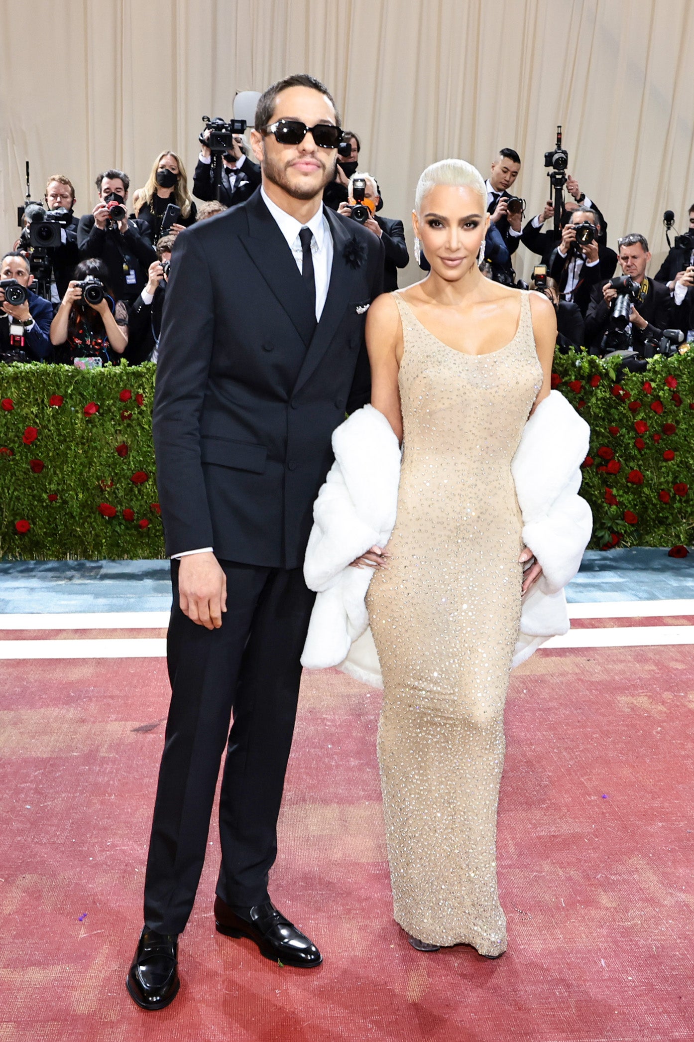 Kim Kardashian attended the Met Gala with her boyfriend, Pete Davidson