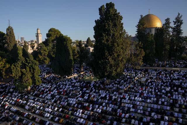 Israel Palestinians Eid al Adha