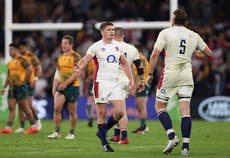 Owen Farrell kicks 20 points as England weather Australia storm to level series