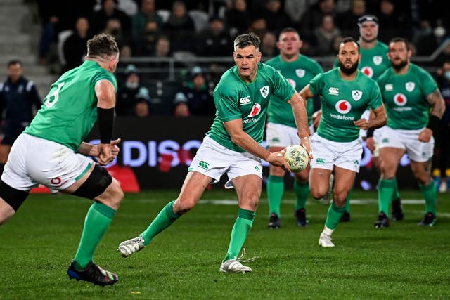 Johnny Sexton captained Ireland to a historic win (Andrew Cornaga/AP/PA)