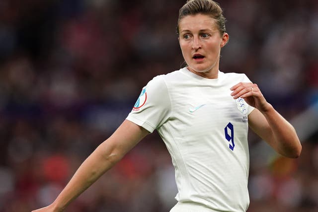 Ellen White in action during England’s win over Austria on Wednesday (Martin Rickett/PA)