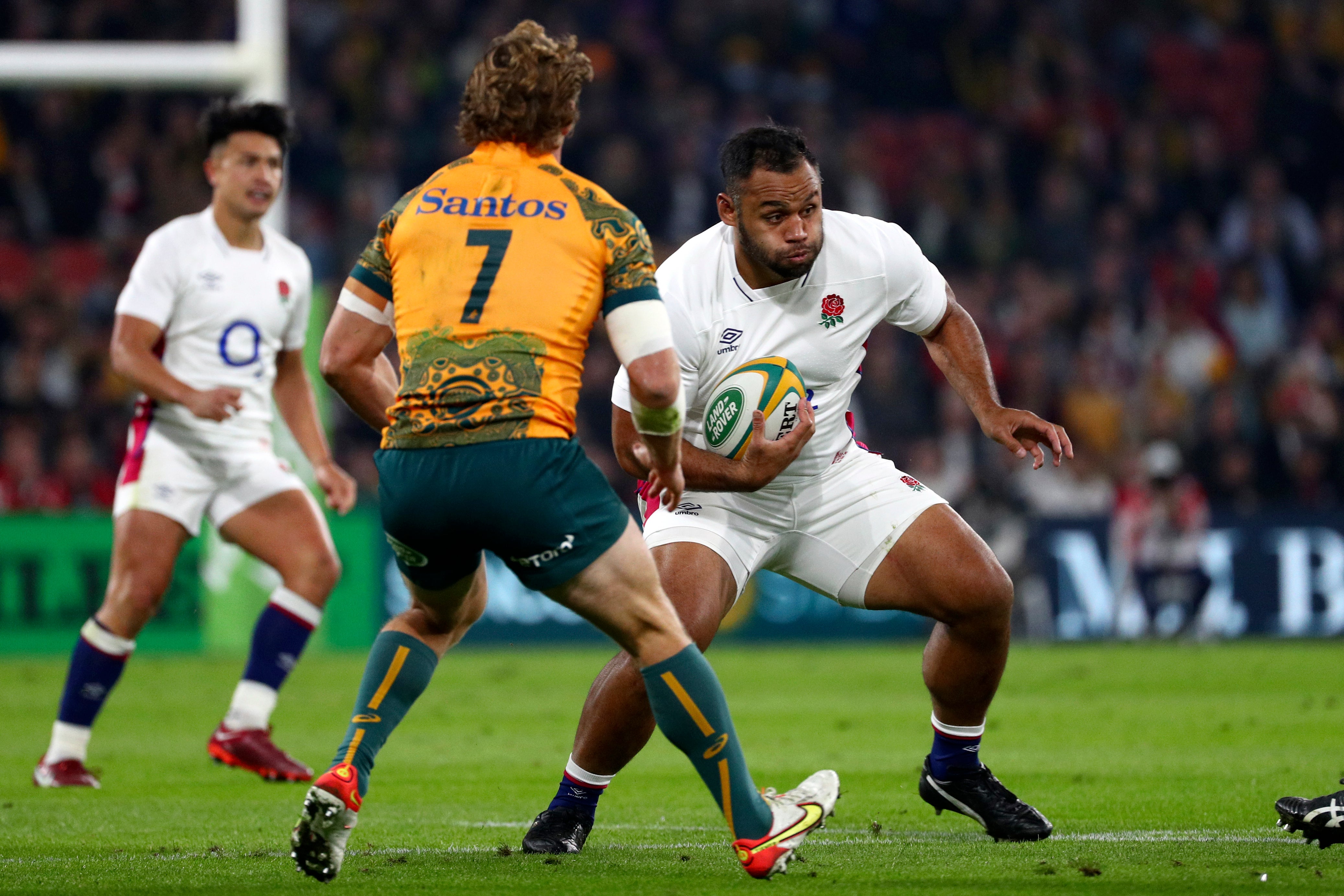 Billy Vunipola (right) has re-emerged as an influential figure on this tour (Tertius Pickard/AP)