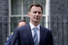 Jeremy Hunt wants to expand Rwanda deportation plan to other countries as Tory candidates back flights