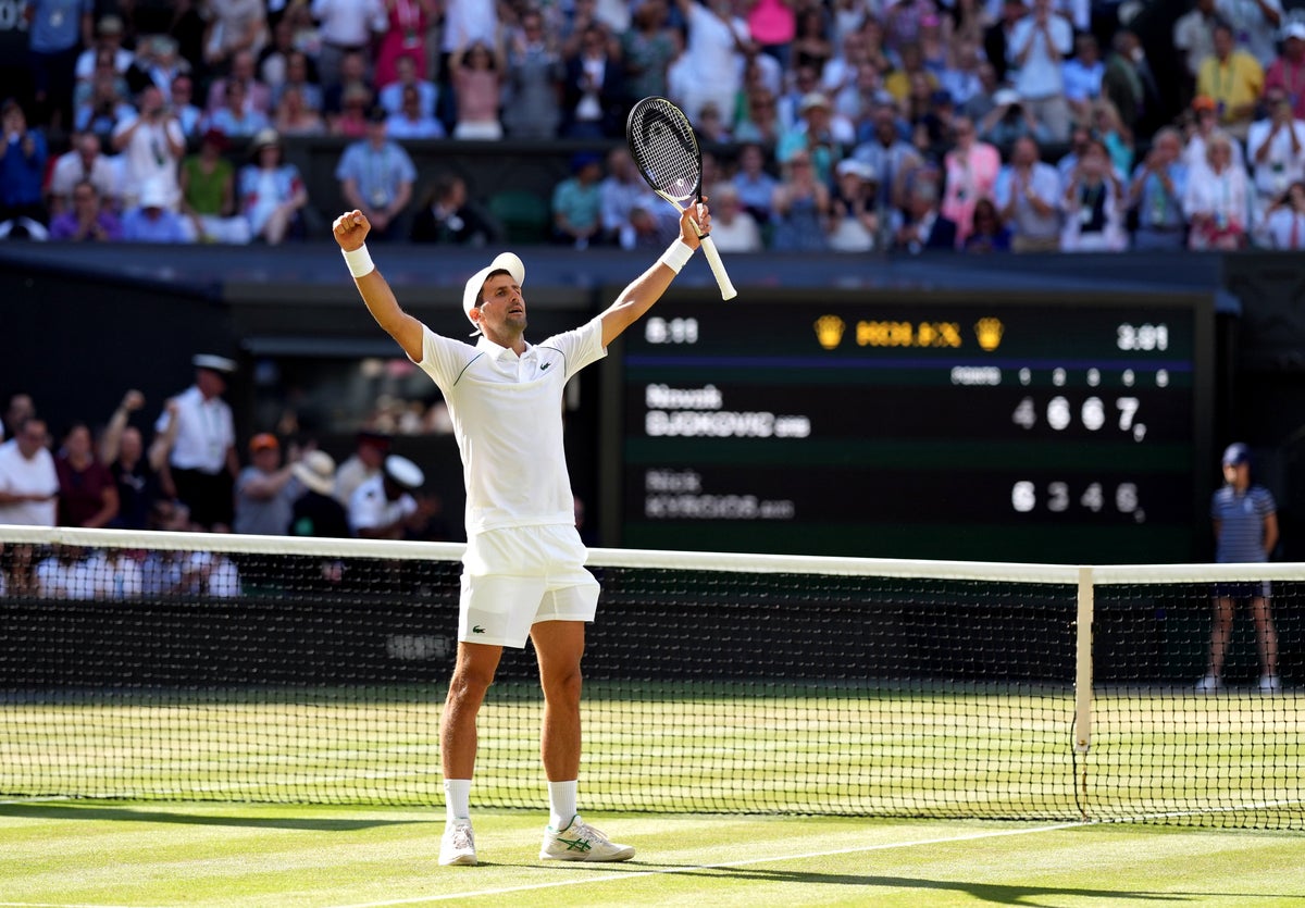 How Novak Djokovic won each of his previous six Wimbledon titles