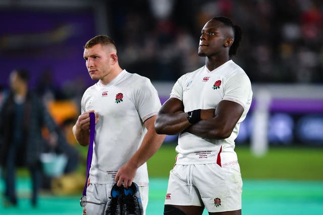 Sam Underhill (left) and Maro Itoje (right) were concussed in England’s second Test against Australia (Ashley Western/PA)