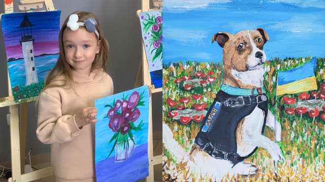 Leleka is supporting a community of around 2,500 Ukrainian children safely sell their artwork to people around the world (Leleka)