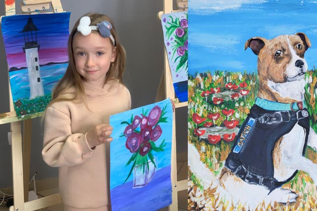 Leleka is supporting a community of around 2,500 Ukrainian children safely sell their artwork to people around the world (Leleka)