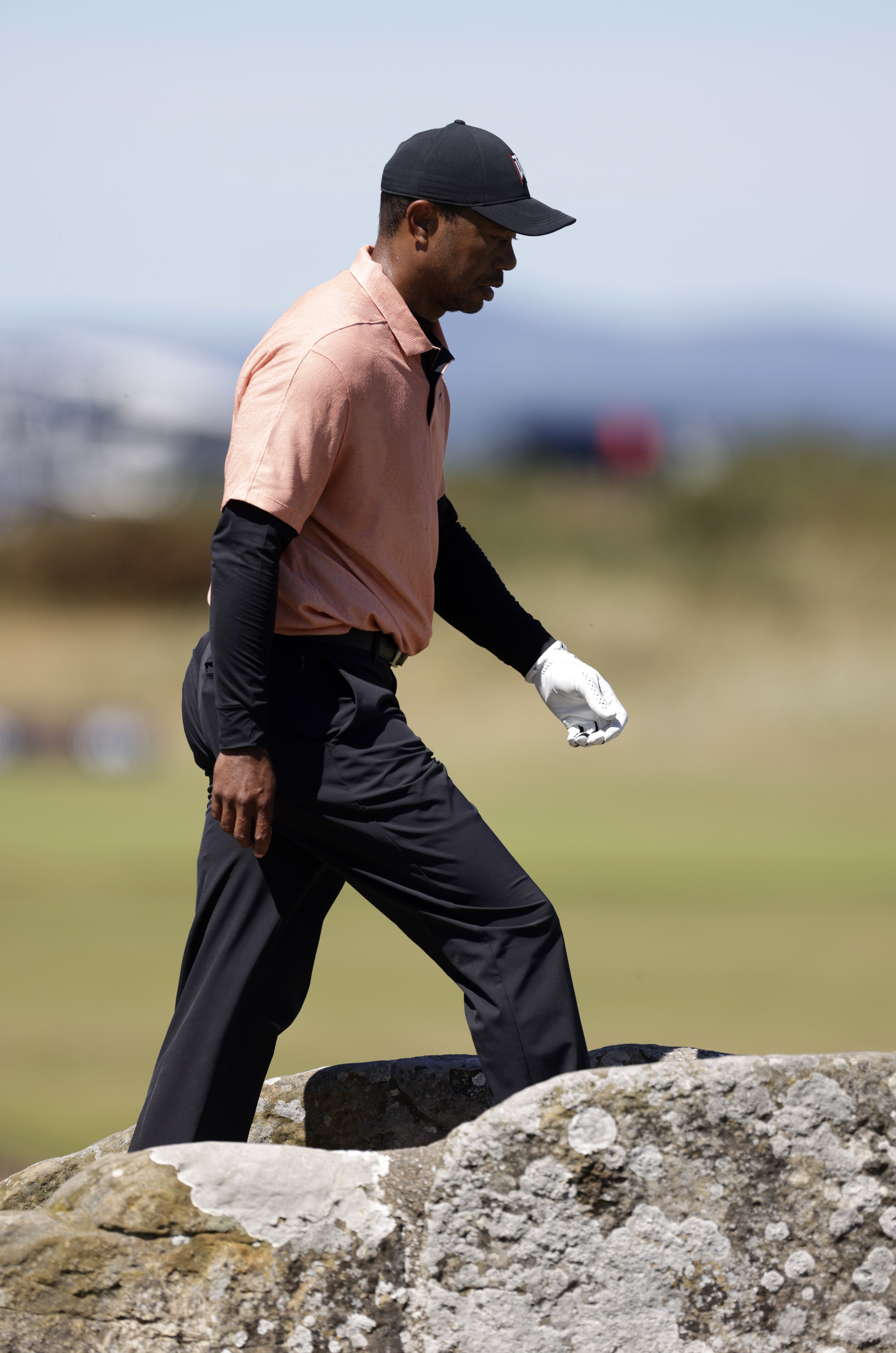Tiger Woods was back at the home of golf as he arrived in Scotland early to practice ahead of this week’s Open at St Andrews (Richard Sellers/PA)