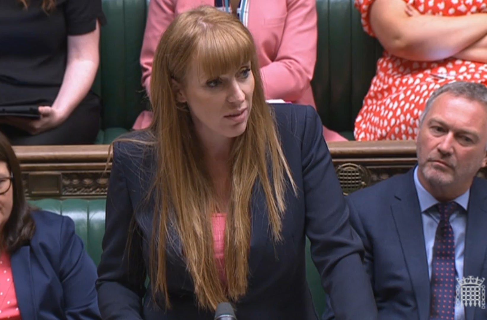 Ms Rayner said the Tory minister “should be ashamed of herself”