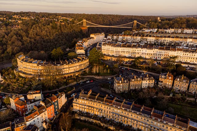 A view of Bristol. The lure of city living means the prices of prime properties in urban housing markets are now rising more quickly than top-end homes in surrounding rural areas, according to Savills (Ben Birchall/PA)