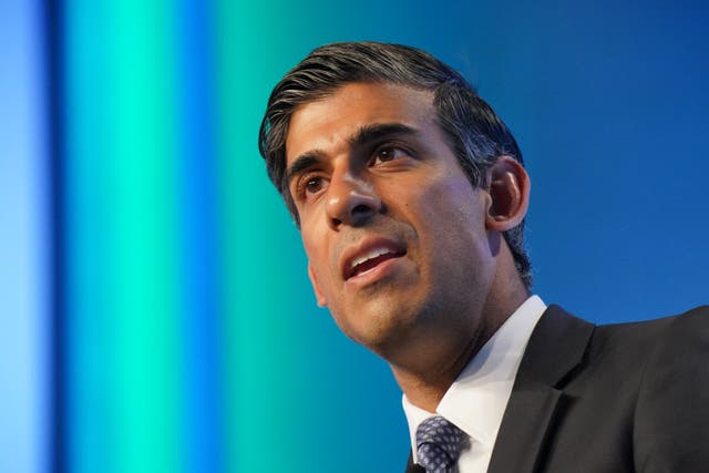Former Chancellor Rishi Sunak so far has the most MP nominations of any of the Tory leadership candidates (Jonathan Brady/PA)