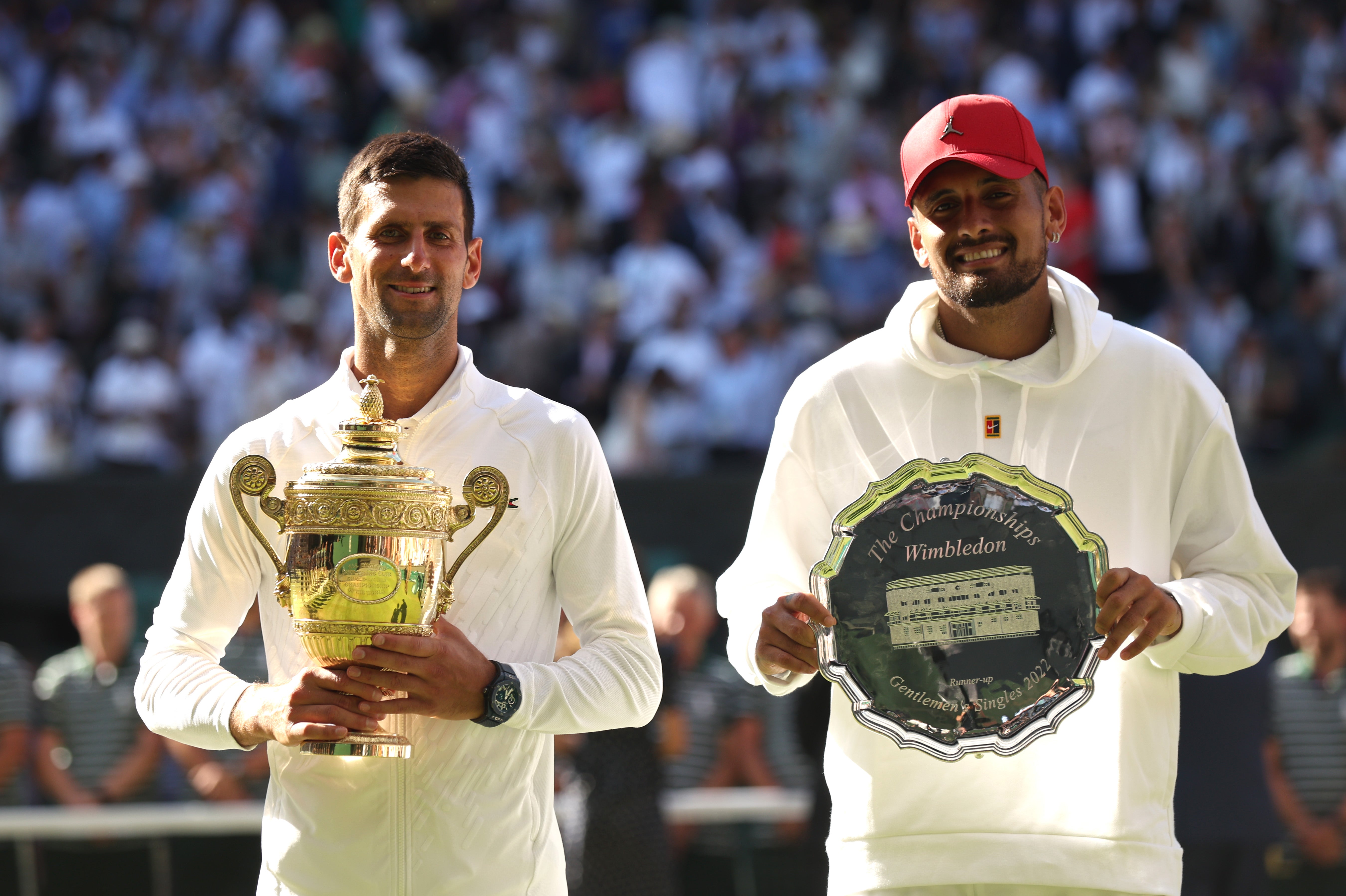 Kyrgios constantly grabs and demands your attention – and it took Djokovic unlocking a new level of mental resilience to avoid becoming distracted