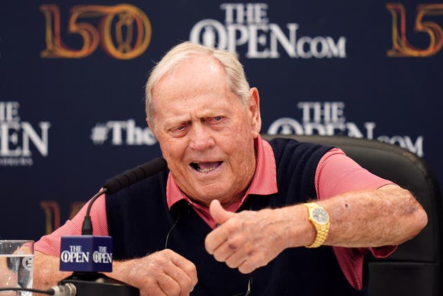Jack Nicklaus is not concerned about the possibility of record low scores during the 150th Open at St Andrews (Jane Barlow/PA)