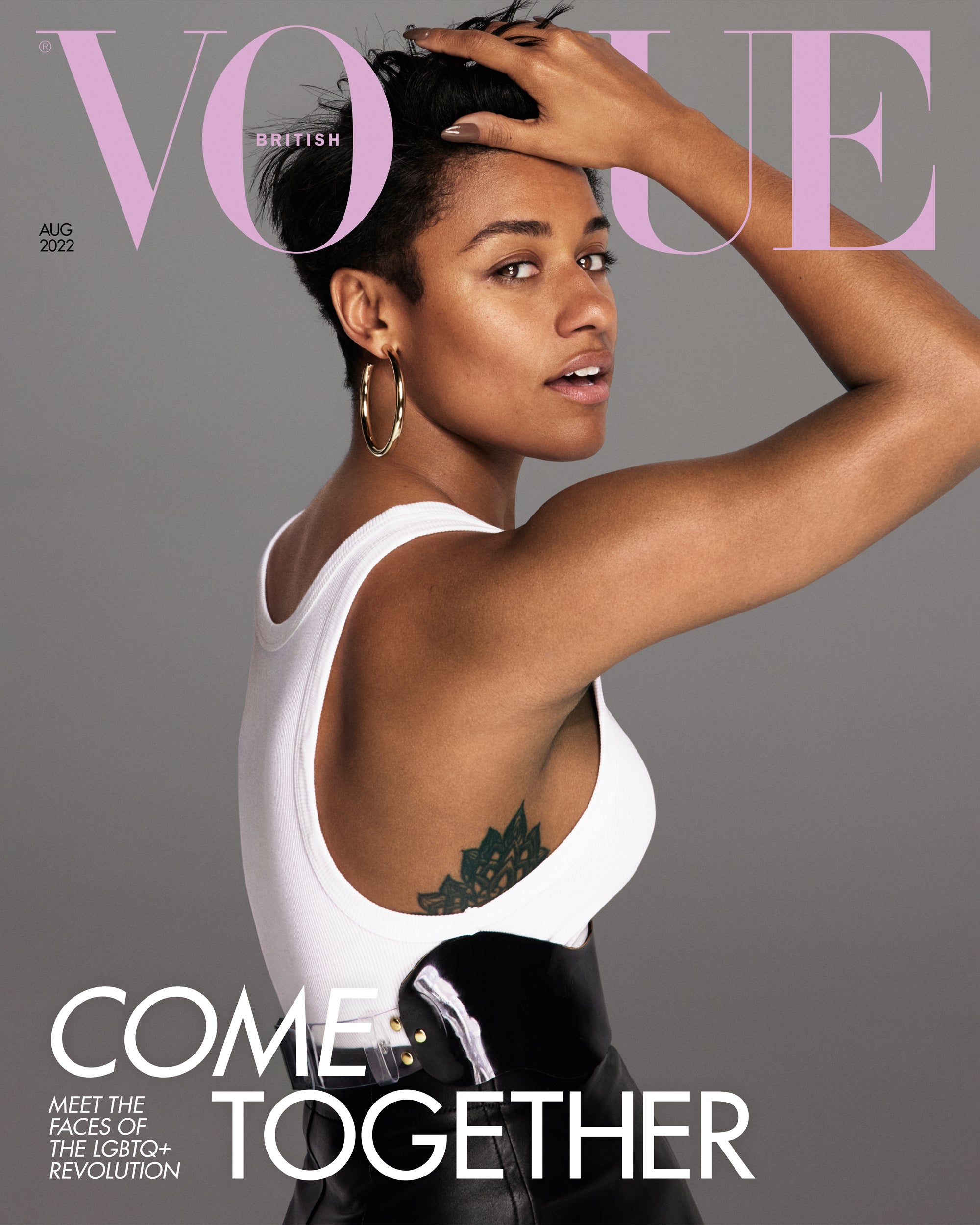 Ariana DeBose on the cover of British Vogue’s August 2022 edition