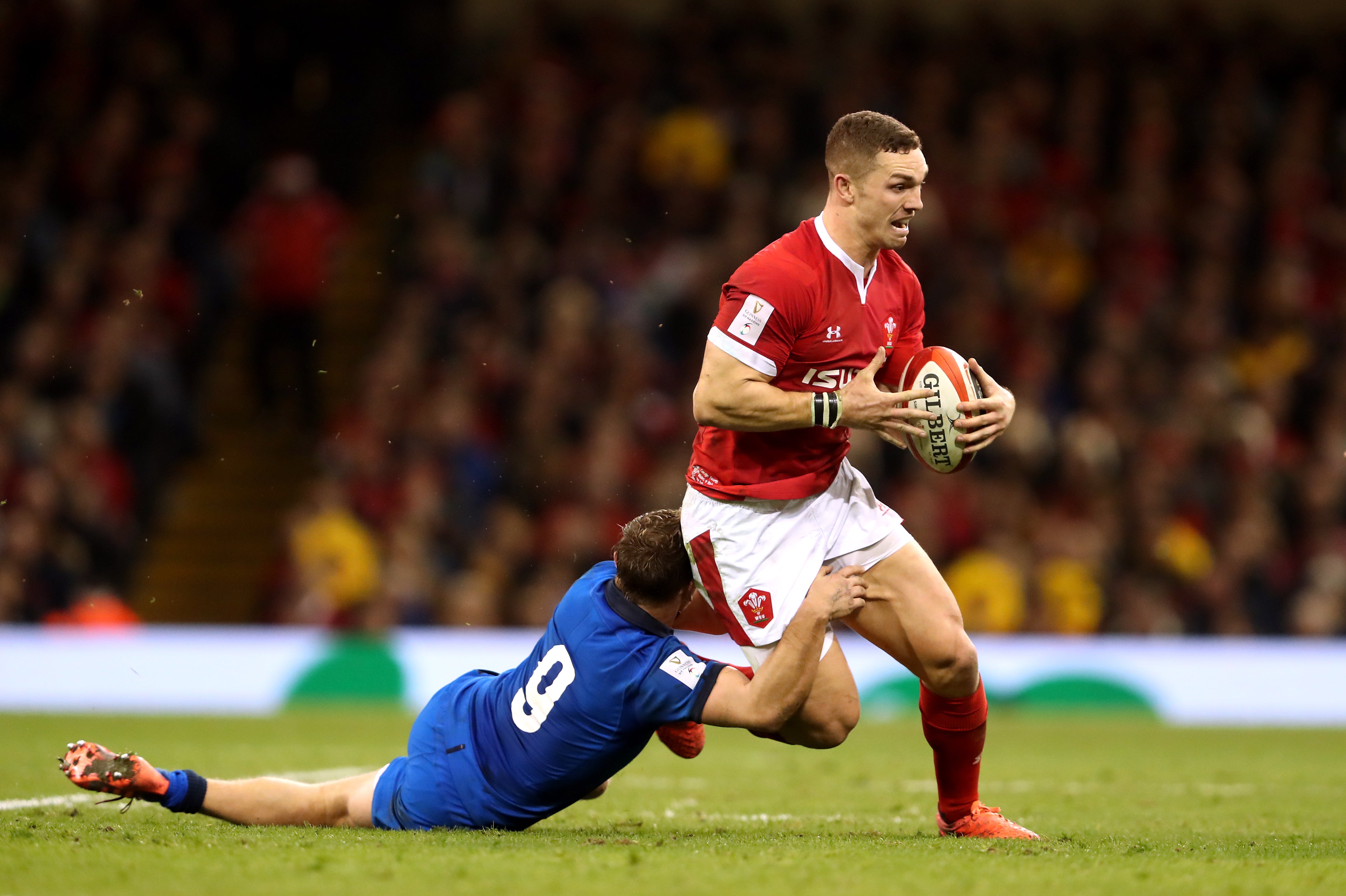 George North is set to break a Wales appearance record in the third Test against South Africa (David Davies/PA)