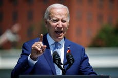 Biden hits out at Republicans for blocking his agenda in rare Twitter outburst