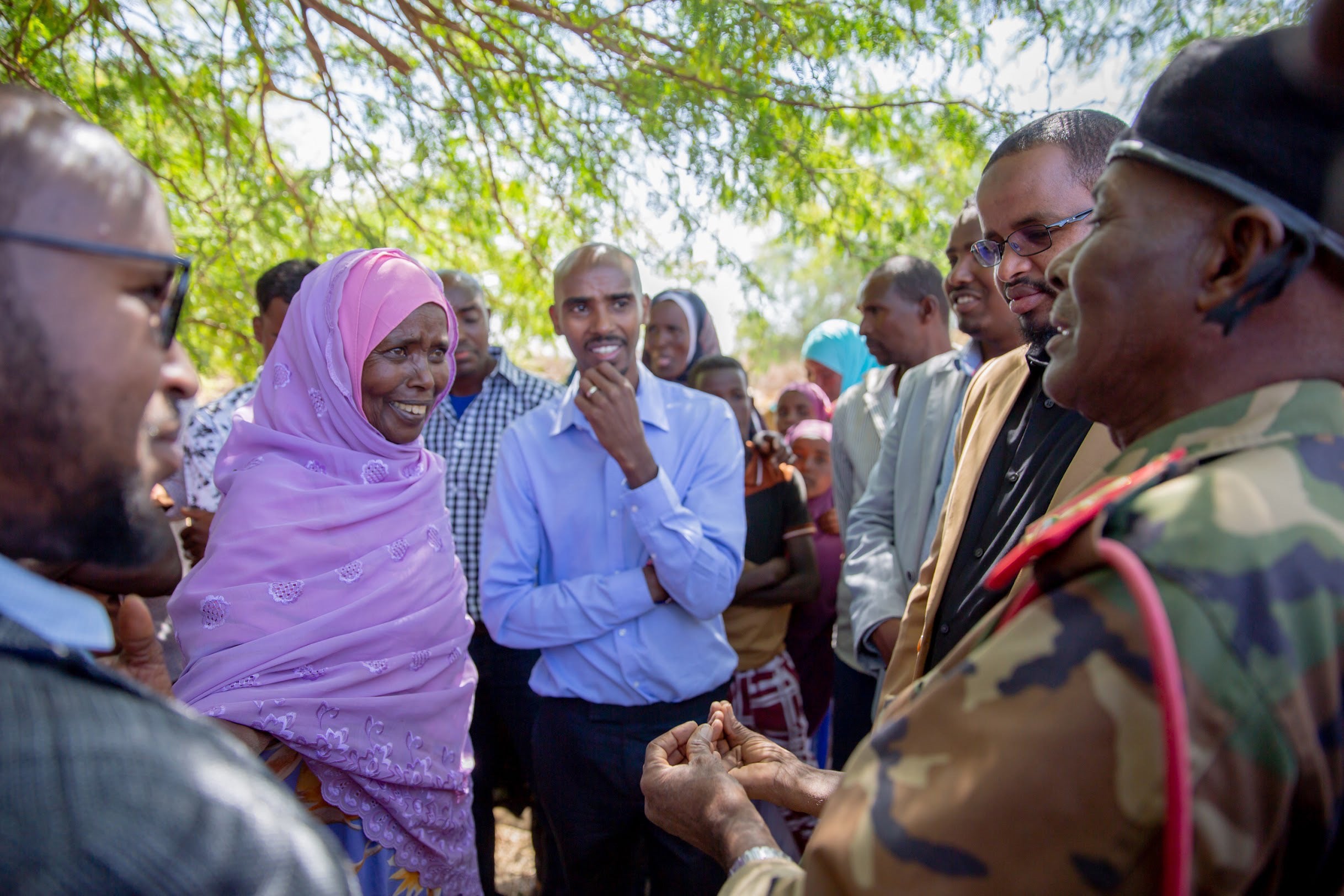 Sir Mo Farah returned to Somaliland to visit his mother Aisha and his family during filming for the documentary