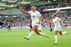 England vs Norway LIVE: Euro 2022 result and reaction as Beth Mead nets hat-trick in record goal haul