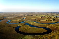 Botswana villagers welcome Okavango Delta flood waters