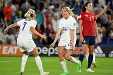 England demolish Norway with record goal haul to cruise into Euro 2022 quarter-finals